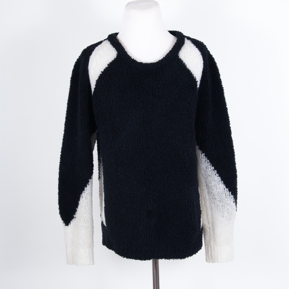 IRO pullover sweater women’s L b/w wool blend